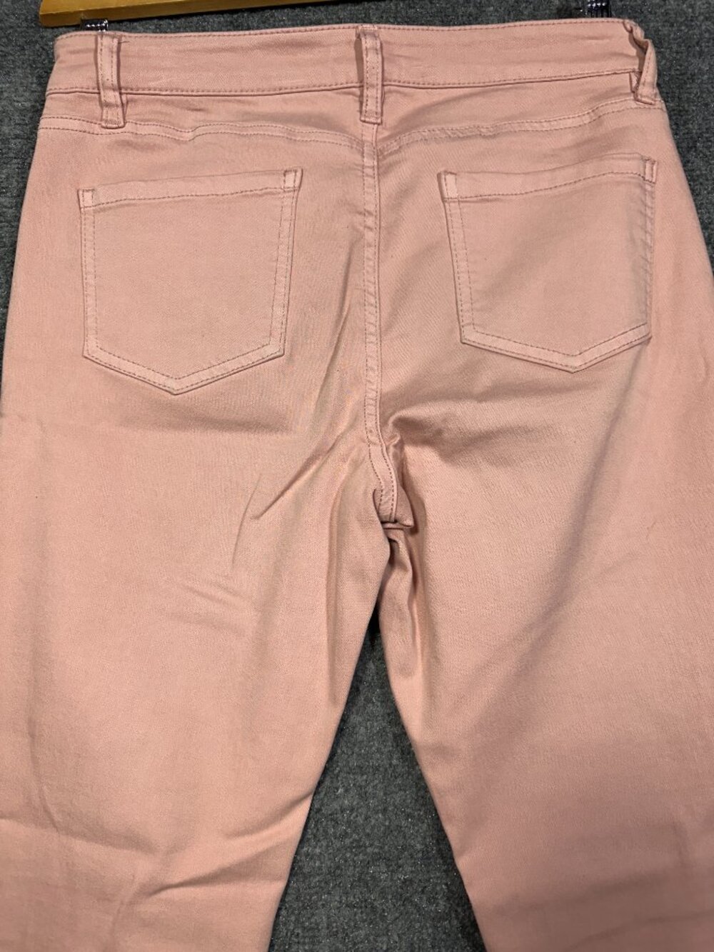 Buffalo Jeans Womens 6 Aubrey Mid Rise Stretch Super Soft Ankle Grazer Pink - Picture 9 of 10